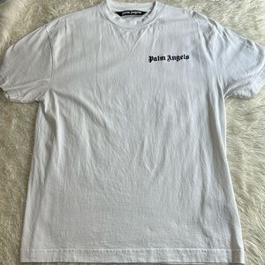 Authentic Palm angels the classic T-shirt logo tee white